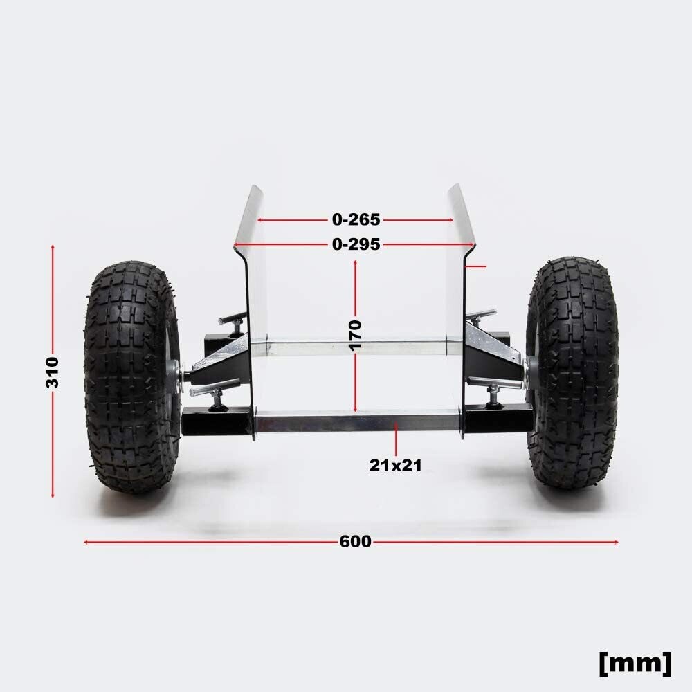 Plate roller up to 275 kg for transporting