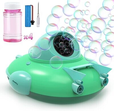 Portable Bubble Maker Toy for Kids Toddlers