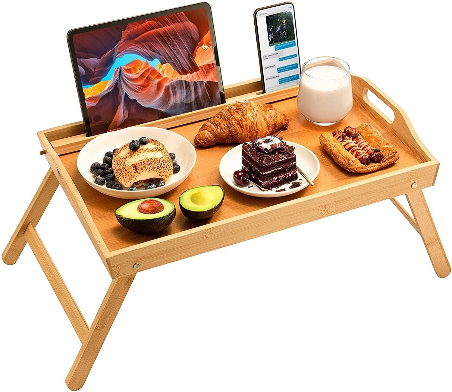 Multipurpose Serving food Tray Use As Portable Laptop Tray