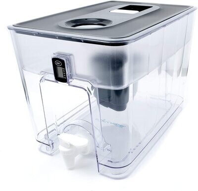 Countertop Water Filter Dispenser for Clean Drinking Water, Compact Water Filtration System