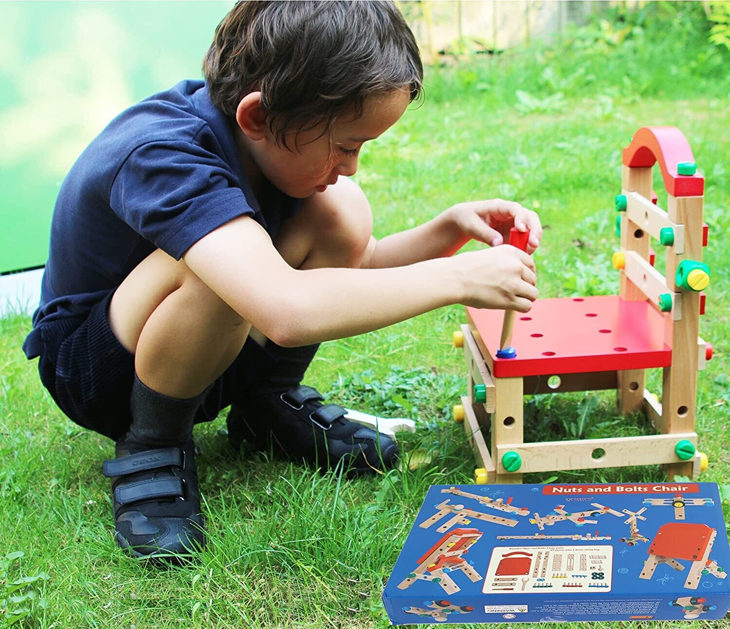 Wooden Construction Kits for Kids - Wooden Toys for 4 years old