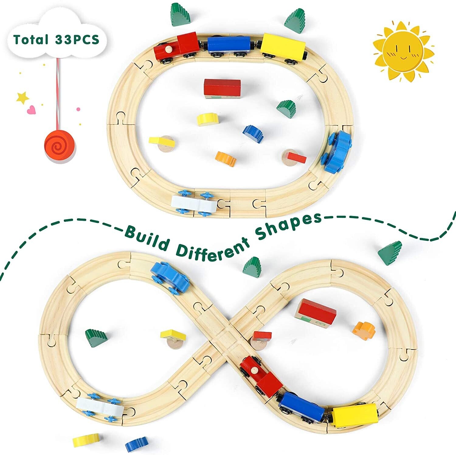 Railway Learning Educational Toys Game