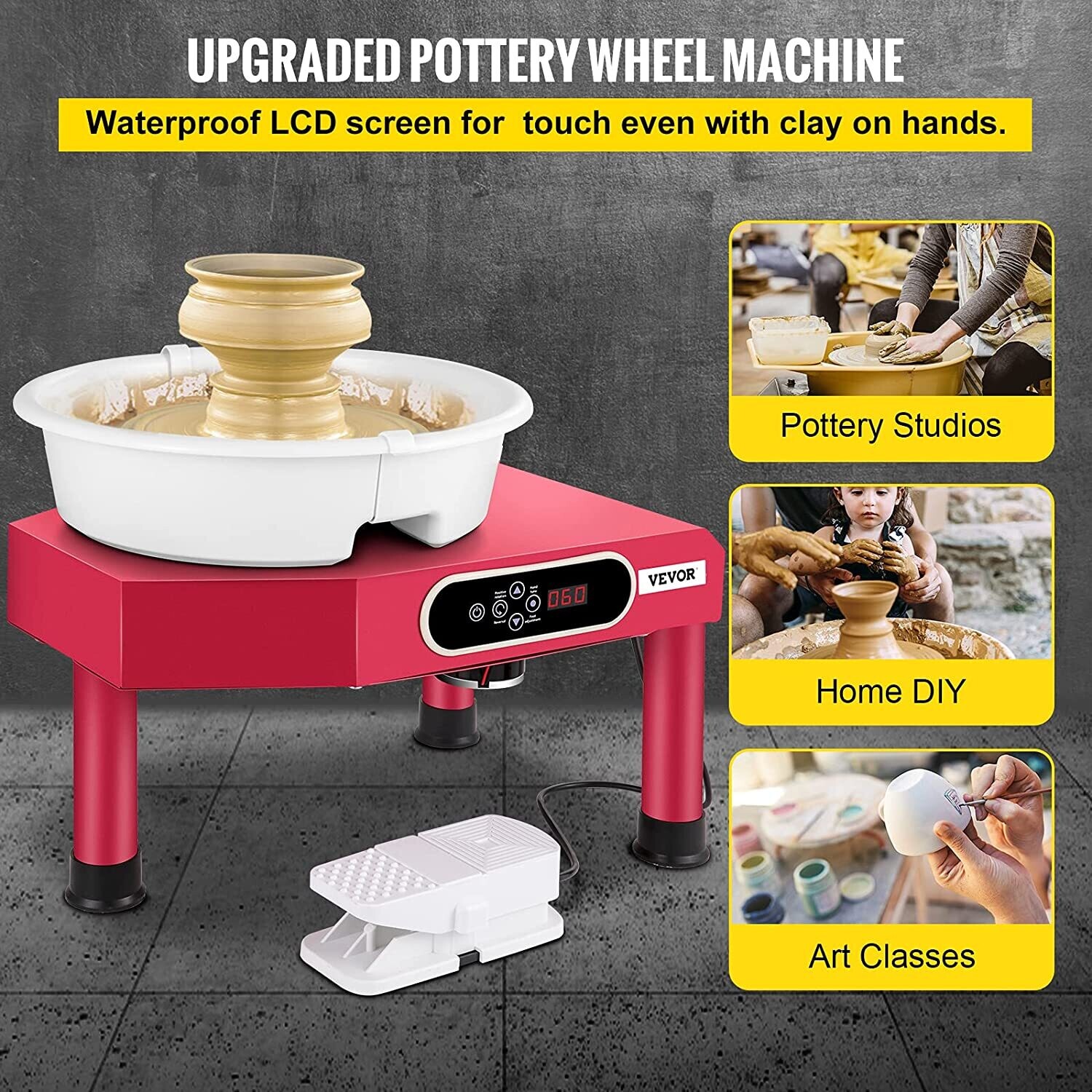 Pottery Machine Made of Steel Aluminium Alloy