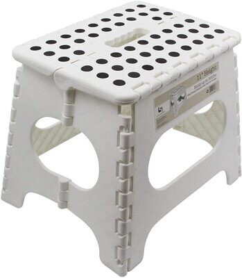 Super Strong Folding Step Stool - 11&quot; Height - Holds