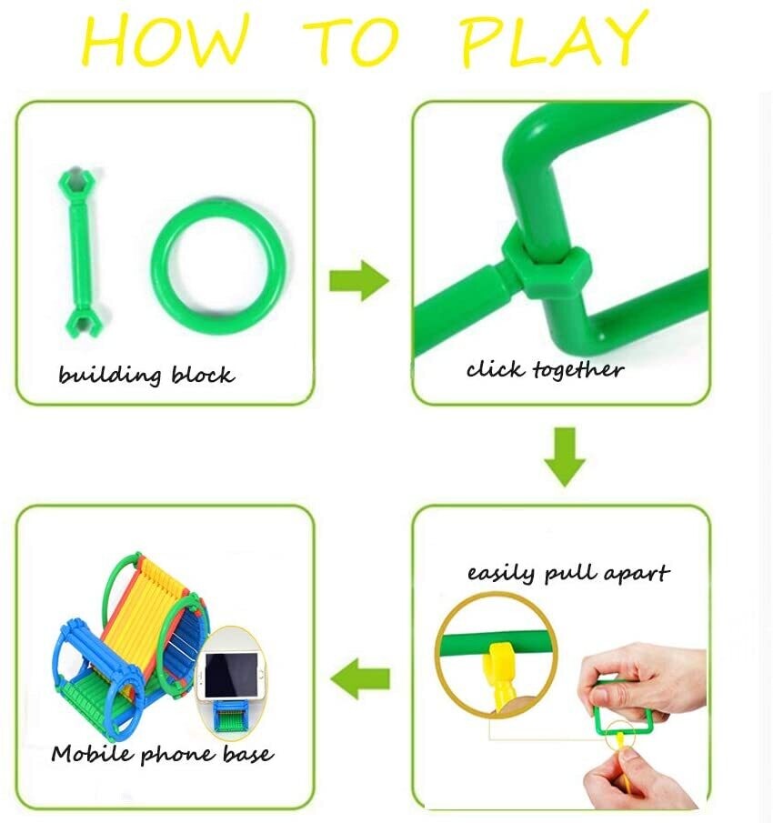 Kids 500 Pcs Building Toys