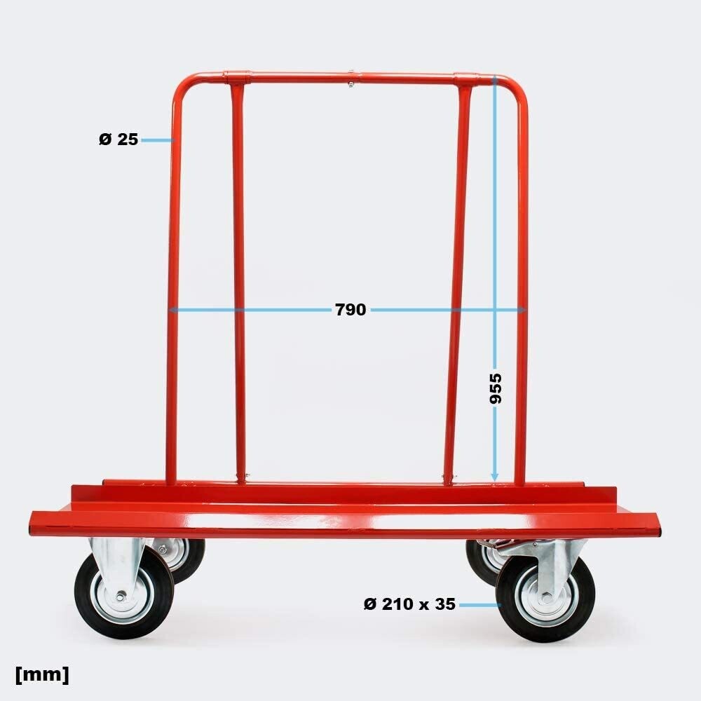 Panel trolley up to 800 kg for transporting