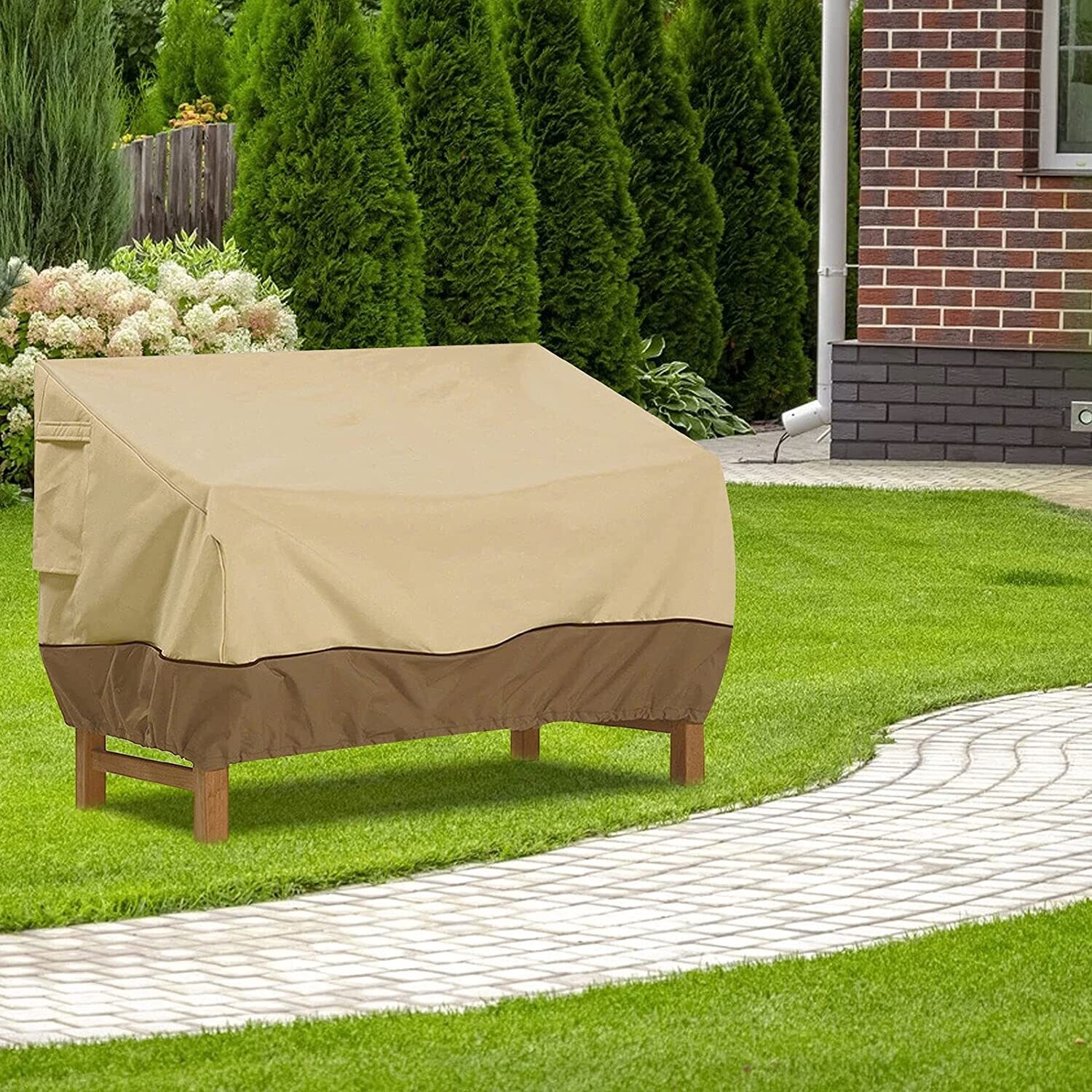 Garden Sofa Cover, Waterproof and UV-Resistant Outdoor Furniture Protector for All-Weather Durability