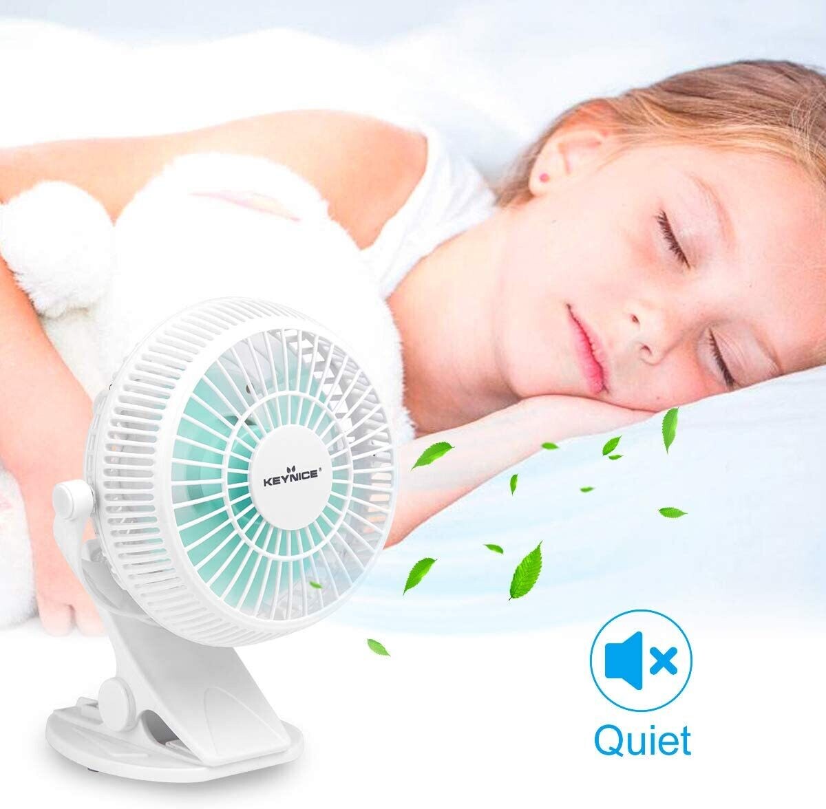 Small USB Clip and Desktop Fans 4 Inch