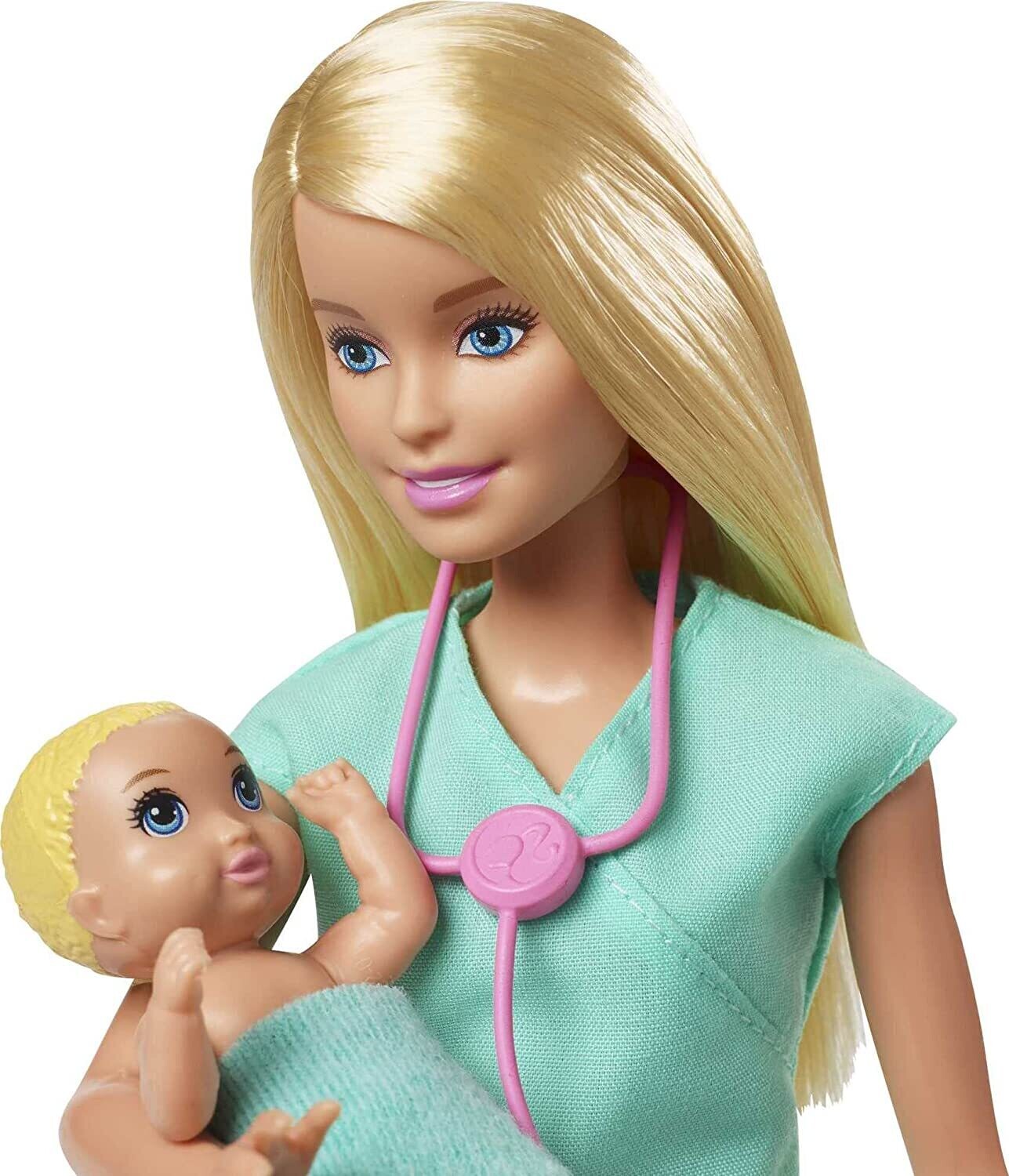 Paediatrician Doll Play Set (Brunette) with Accessories – Toy for Kids Ages 3 and Up