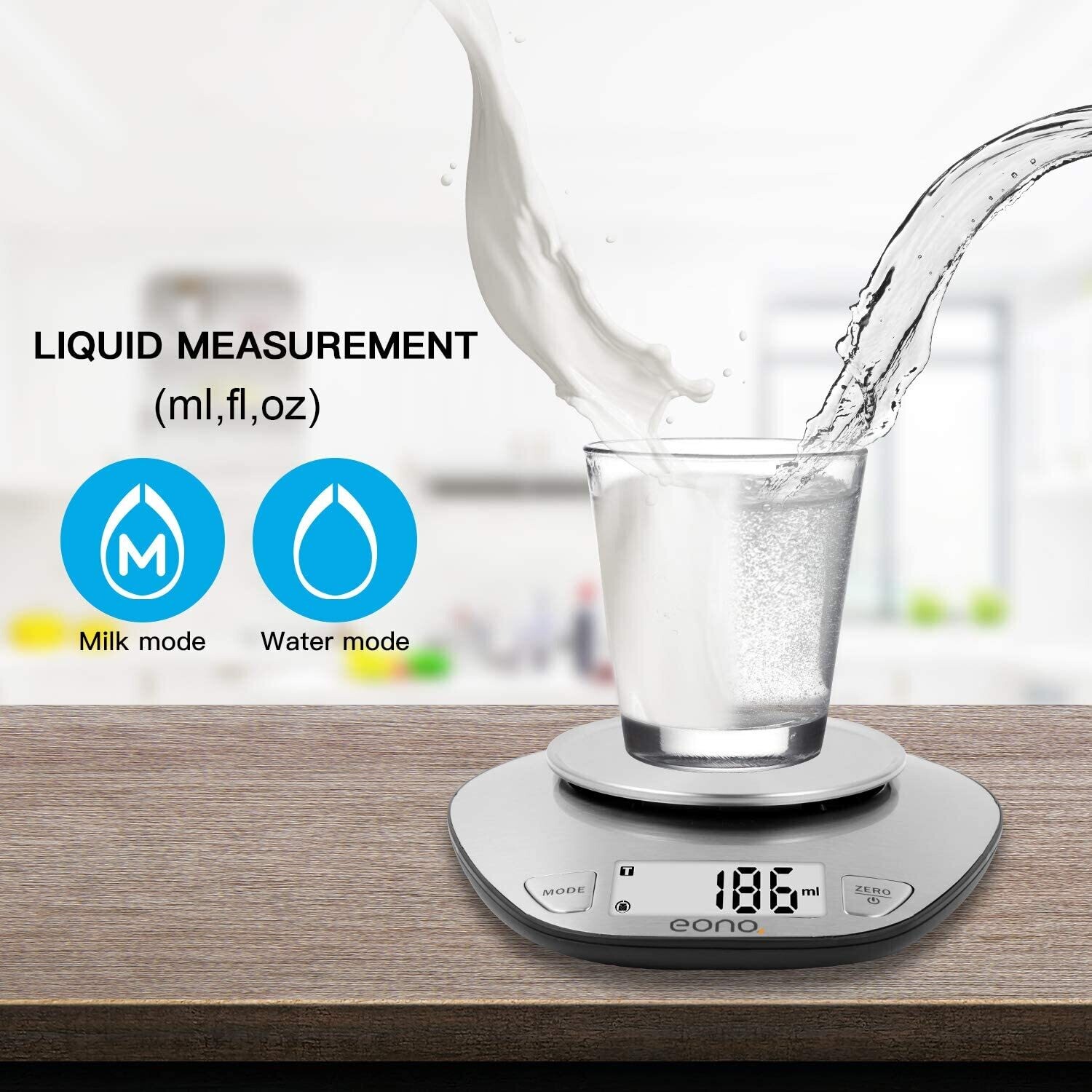 Electronic Kitchen Scale – Precision Digital Food Scale for Cooking, Baking, and Meal Preparation
