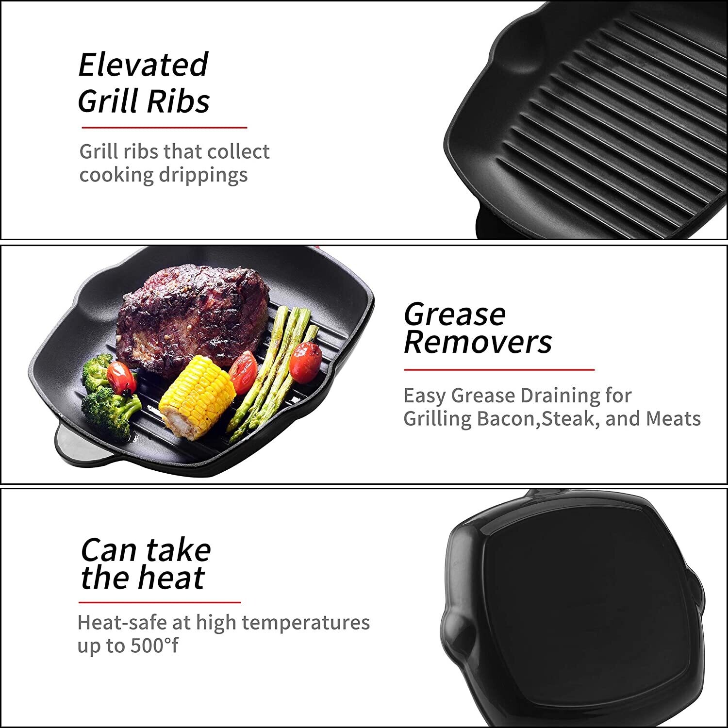 Pre-Seasoned Cast Iron Grill