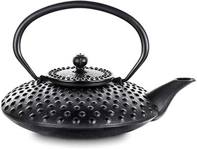 Japanese Cast Iron Teapot with Stainless Steel Infuser for Premium Tea Brewing and Elegant Serving