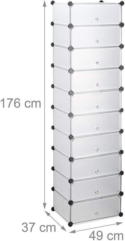 Shoe Rack, 10 Levels, Shoe Cabinet