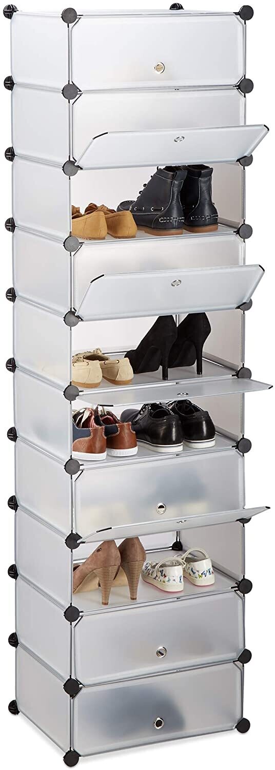 Shoe Rack, 10 Levels, Shoe Cabinet