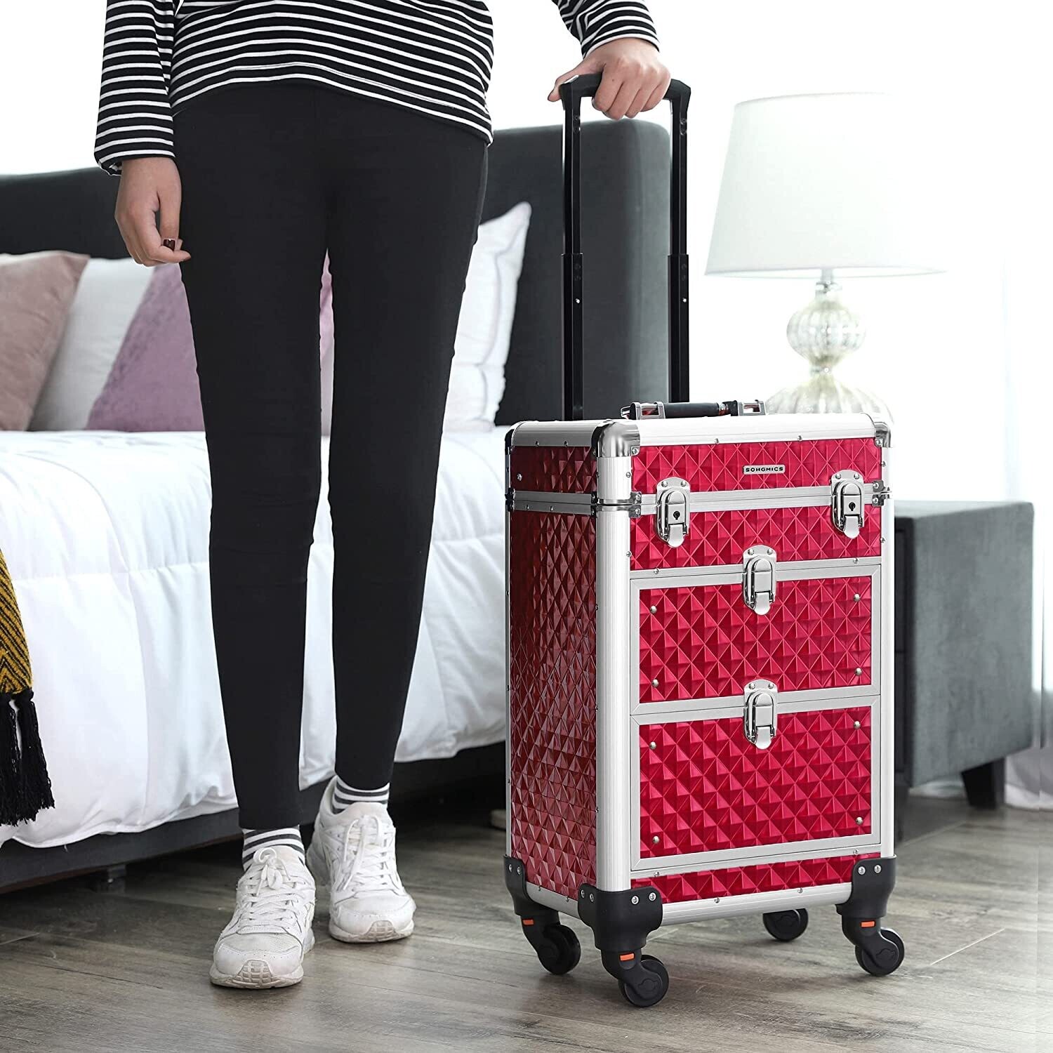 Make-Up Trolley with 4 Removable Drawers