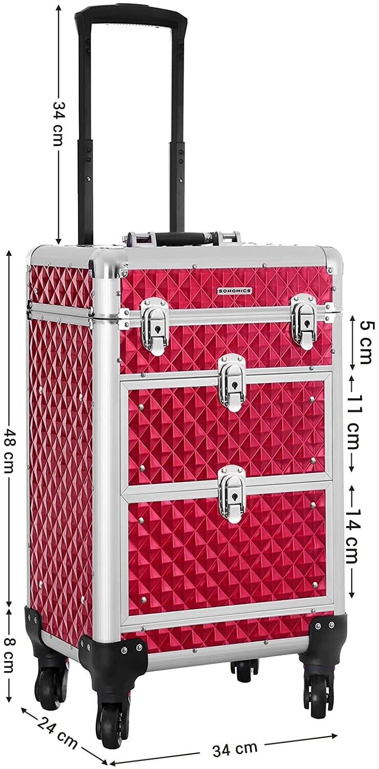 Make-Up Trolley with 4 Removable Drawers