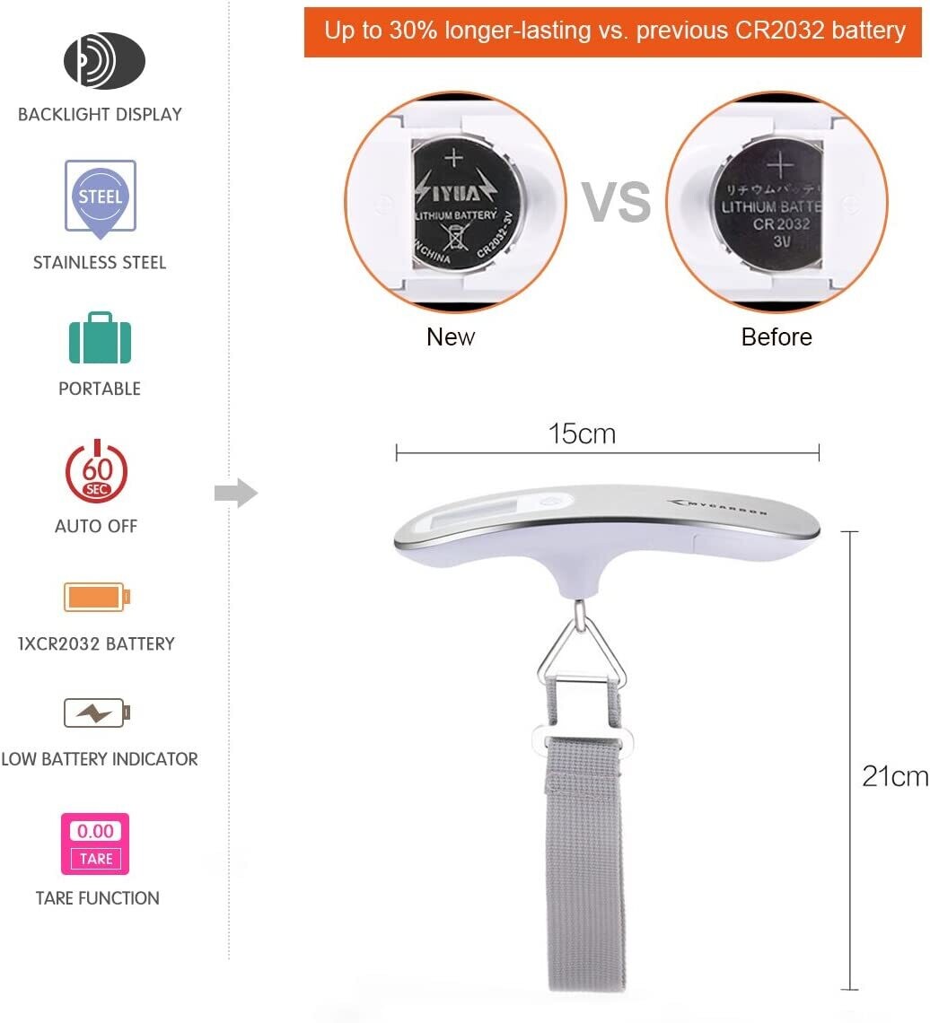 Digital Luggage Scales – Portable Weight Measurement for Travel, Suitcases, and Bags