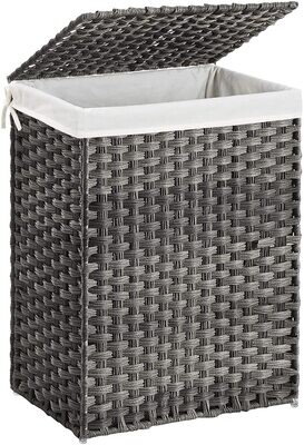 Hand Woven Laundry Hamper Basket