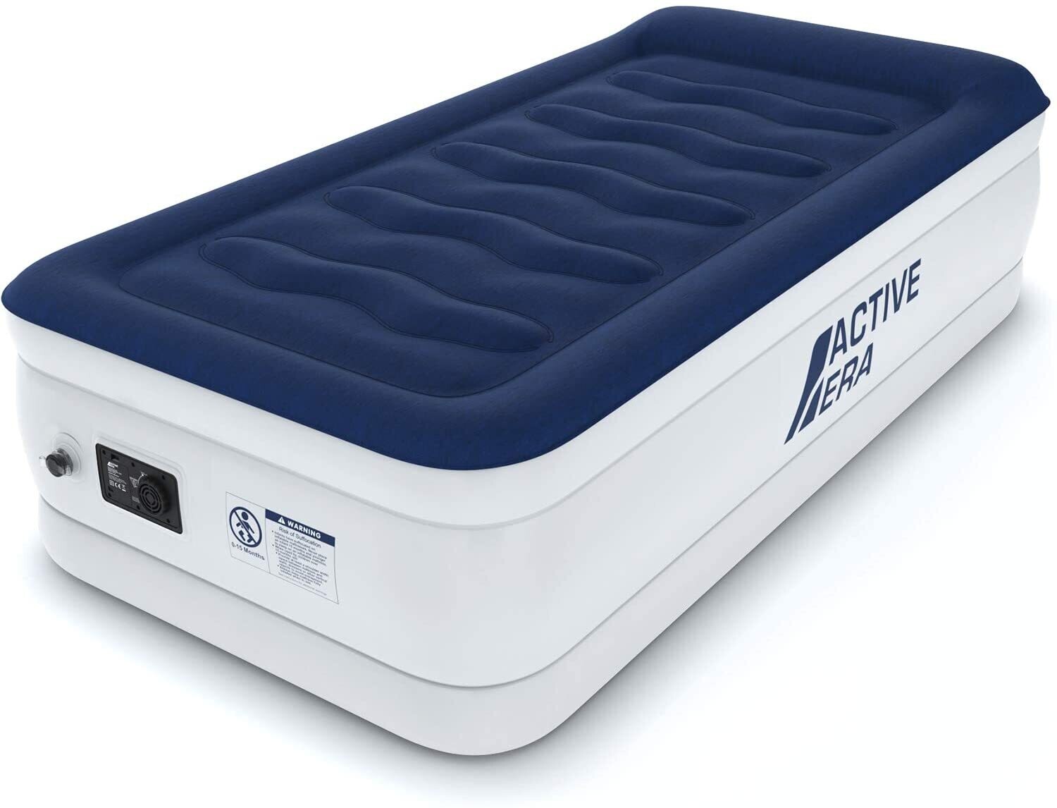 Air Bed Single Bed: 99 x 187 x 46 cm - with Built-in Electric Pump
