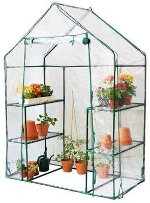 Garden Greenhouse for Plants, Vegetables, and Flowers - Durable, Weather-Resistant Structure with Large Storage Capacity