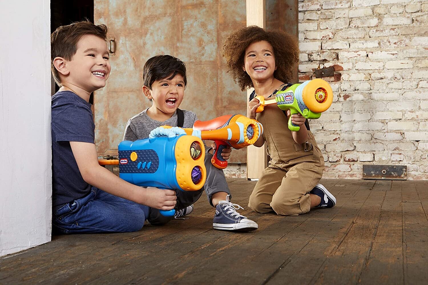 Mighty Dual Blaster - Super Safe Toy Hand Launcher for Kids - Hands-On Play Toys