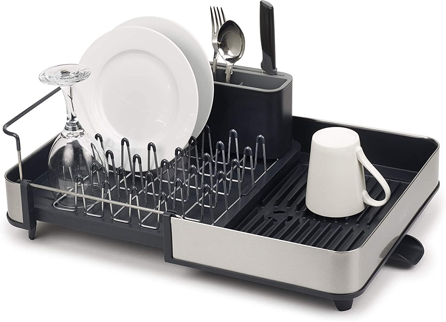 Extendable Dish Drainer – Adjustable Sink Organizer for Efficient Drying and Storage of Dishes