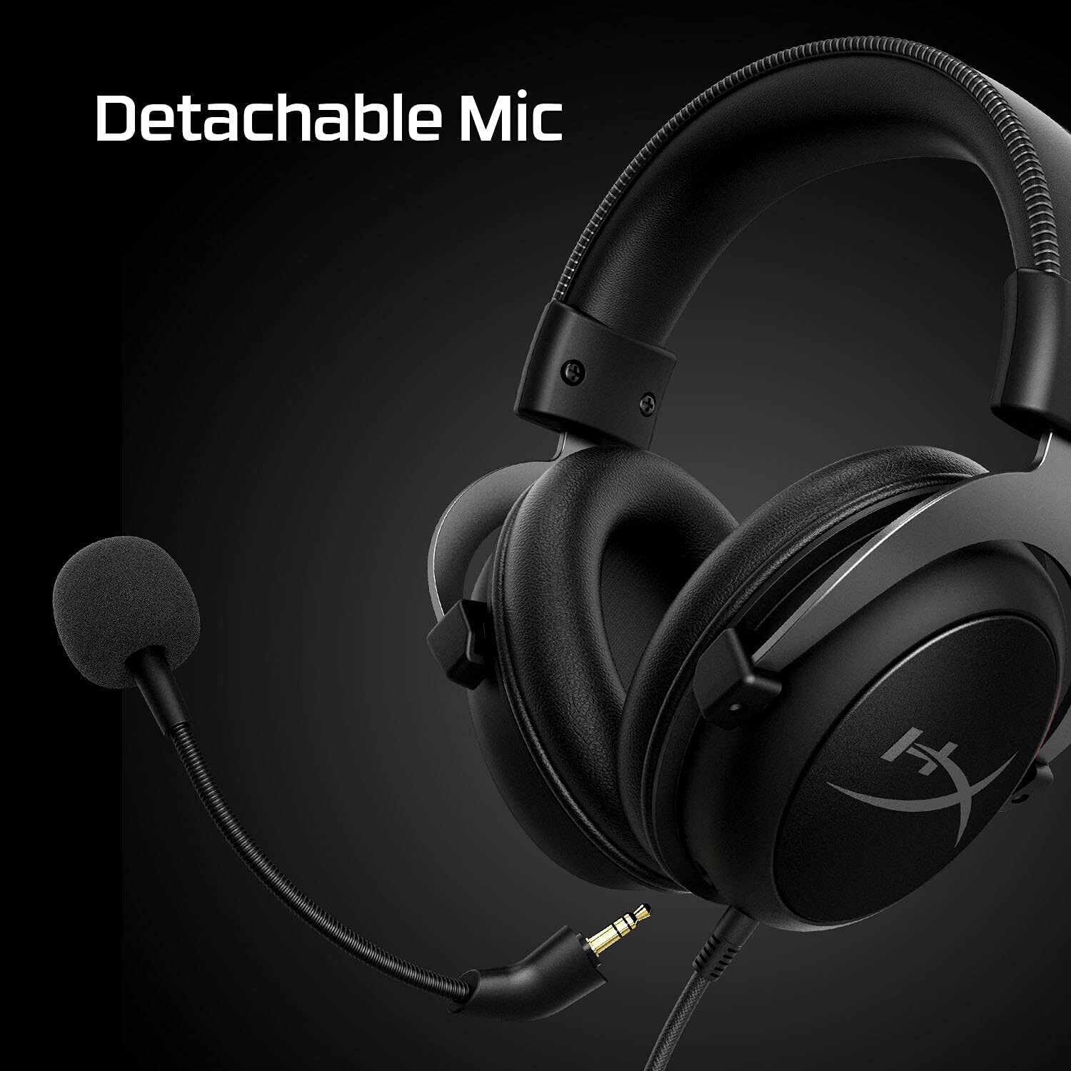 Cloud II Gaming Headphones, Red, for PC, PS4, and Mac, with Virtual Surround Sound, Noise-Canceling Microphone, and Comfortable Ear Cushions
