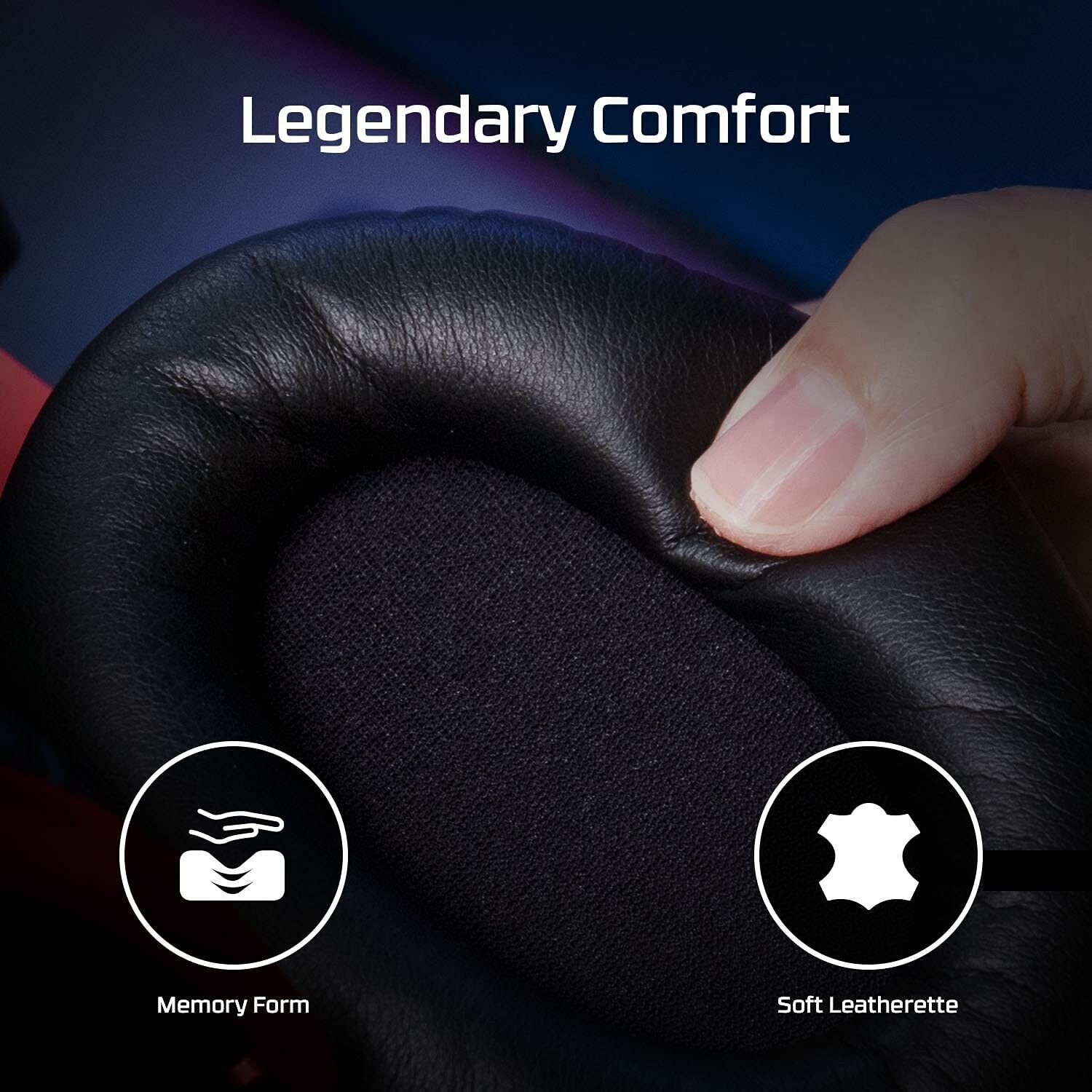 Cloud II Gaming Headphones, Red, for PC, PS4, and Mac, with Virtual Surround Sound, Noise-Canceling Microphone, and Comfortable Ear Cushions