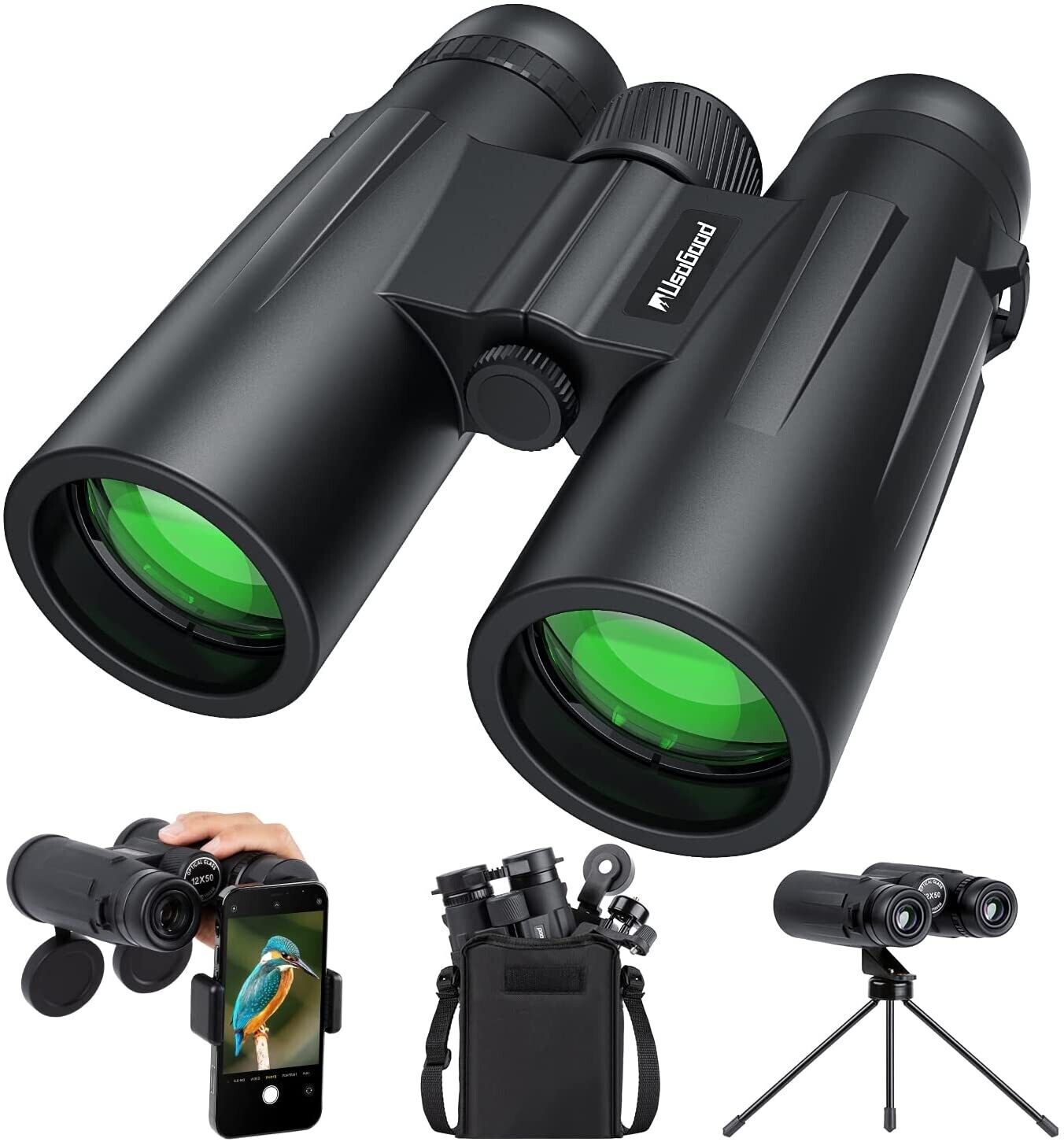 Binoculars for Stargazing, Traveling, Hunting and Hiking with Tripod Phone Adaptor for Photography