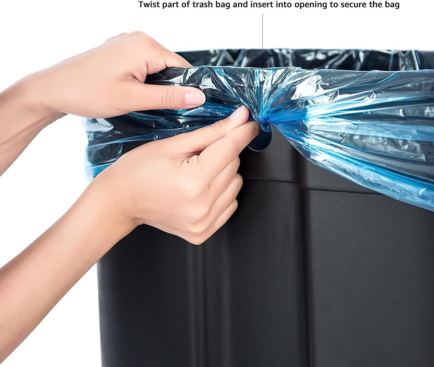 30L Basics Round Pedal Bin Cylindrical Stainless Steel 30L