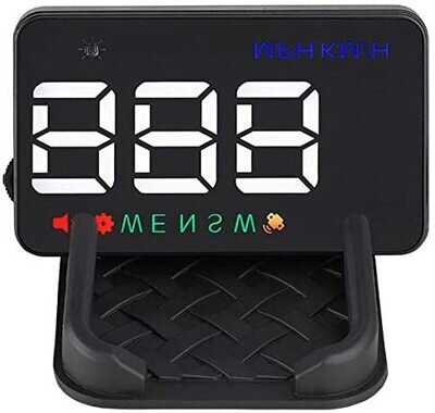 GPS Head-up Display with Large Font Speedometer for Easy and Clear Viewing While Driving