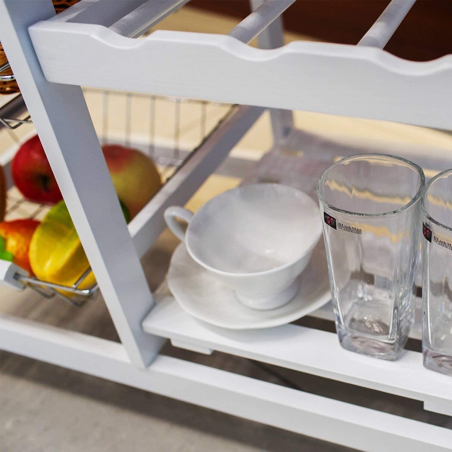 Lockable Wheels, Worktop Kitchen Trolley