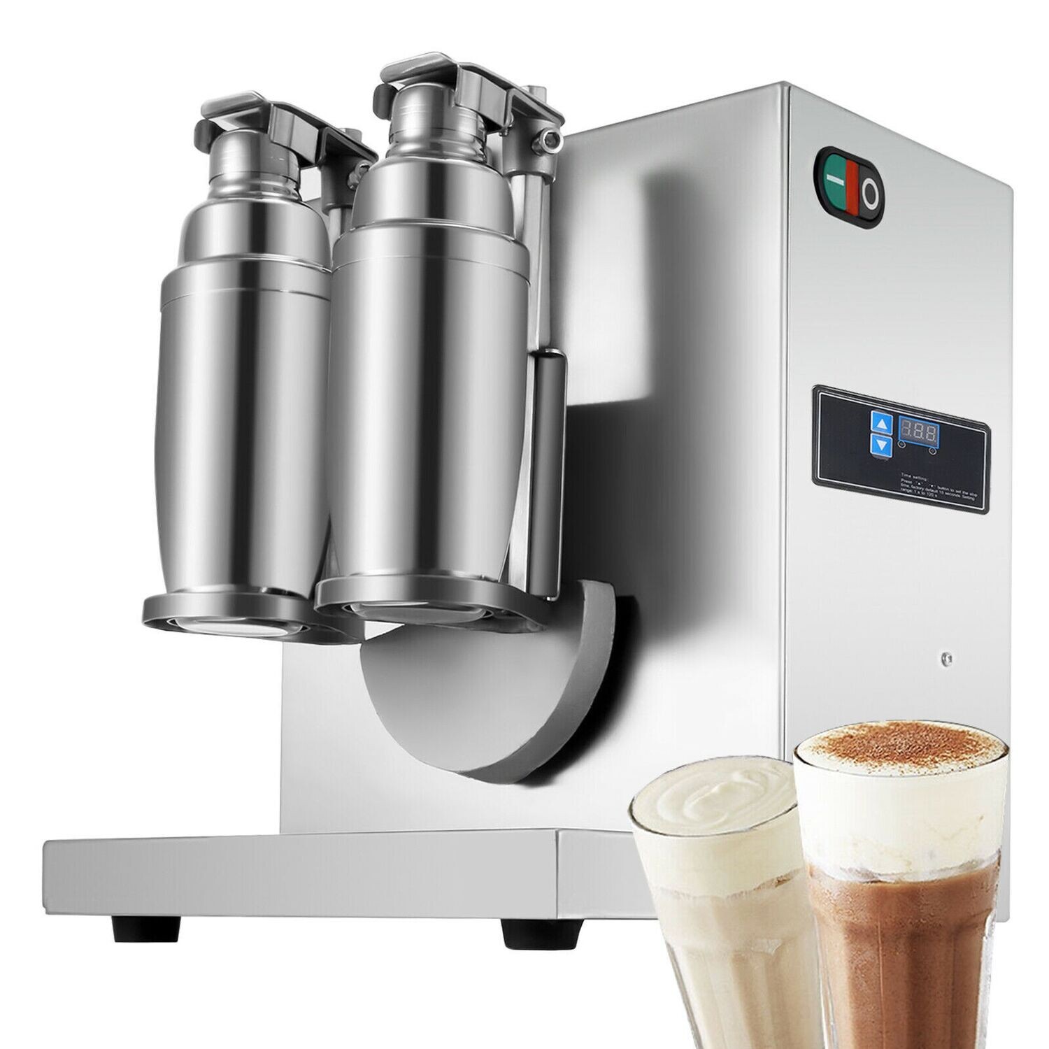 Bubble Boba Milkshake Maker Shaking Machine Commercial Yogurt Mixer, Double-Cup