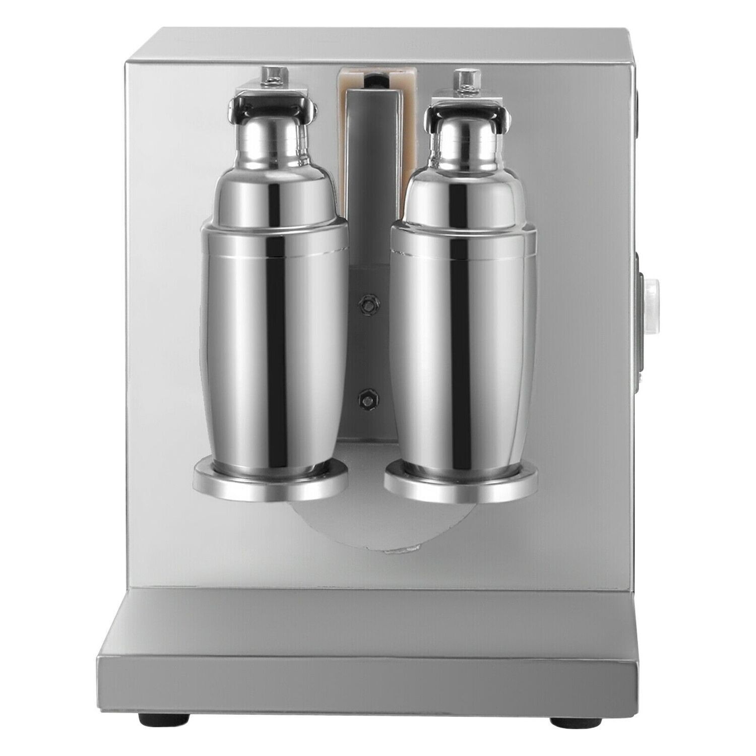 220W Automatic Bubble Tea Stirring Machine – Dual Cup Stainless Steel Boba Milkshake Maker, 400r/min Commercial Yogurt Mixer