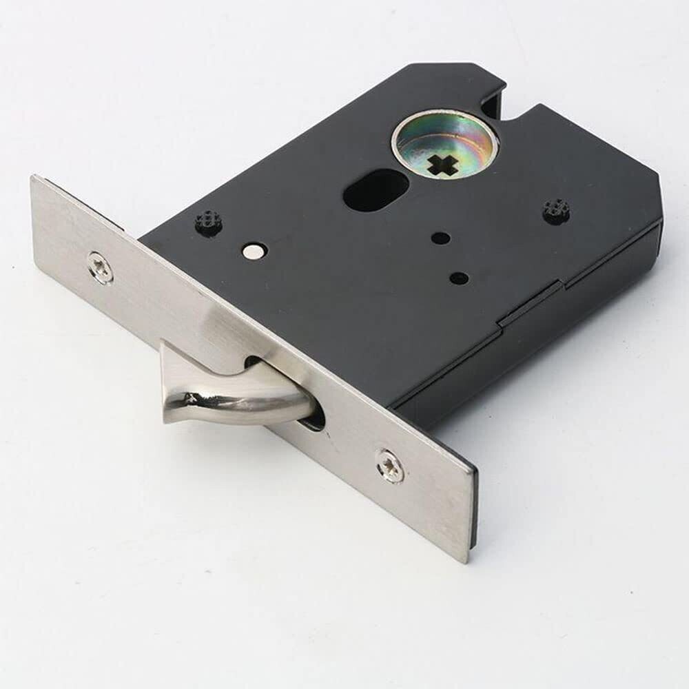 Mortise Lock for Sliding Door Invisible Recessed Handle Interior Latch Furniture Wooden Lock