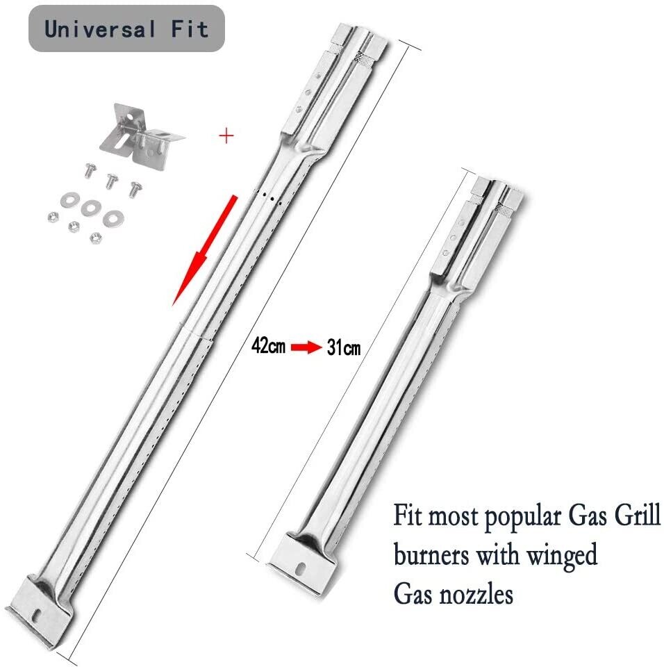 Universal BBQ Adjustable Stainless Steel Tube Burners
