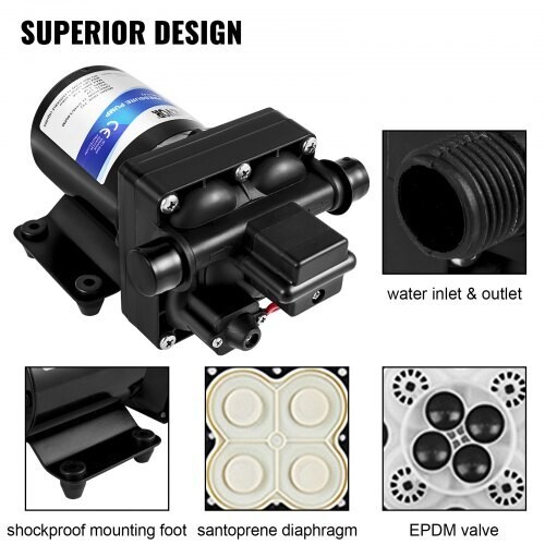 Water Pressure Diaphragm Pump