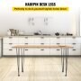 Hair Pin Legs Set for Furniture Bench and Desk, Modern Metal Legs for DIY Home Decor and Interior Design