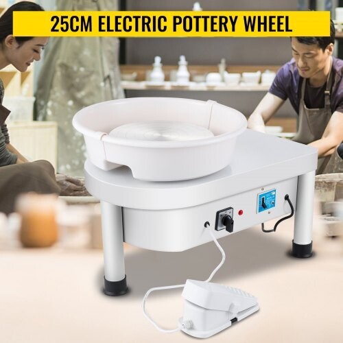 Electric Pottery Wheel Machine with Detachable Ceramic Basin – Professional Pottery Wheel for Sculpting, Clay Shaping, and Ceramic Crafting