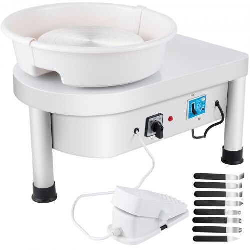 Electric Pottery Wheel Machine with Detachable Ceramic Basin – Professional Pottery Wheel for Sculpting, Clay Shaping, and Ceramic Crafting