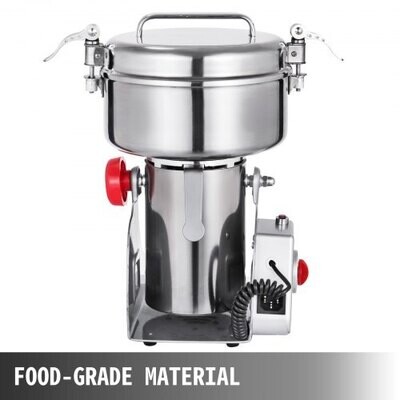 750g &amp; 1000g Electric Herb Grain Mill Grinder - High-Power Grinding for Herbs, Grains, and Spices with Efficient Performance