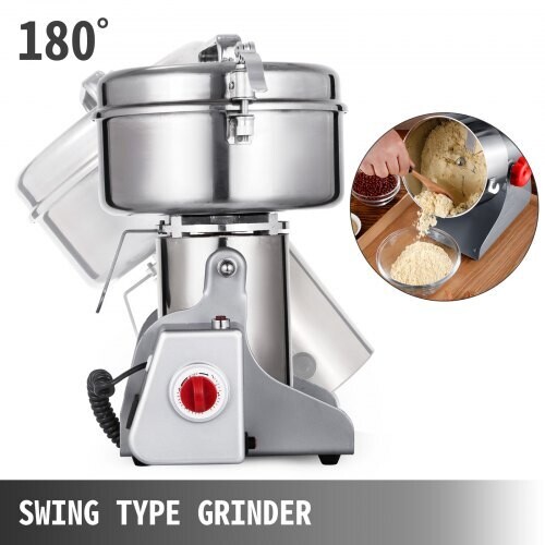 750g &amp; 1000g Electric Herb Grain Mill Grinder - High-Power Grinding for Herbs, Grains, and Spices with Efficient Performance