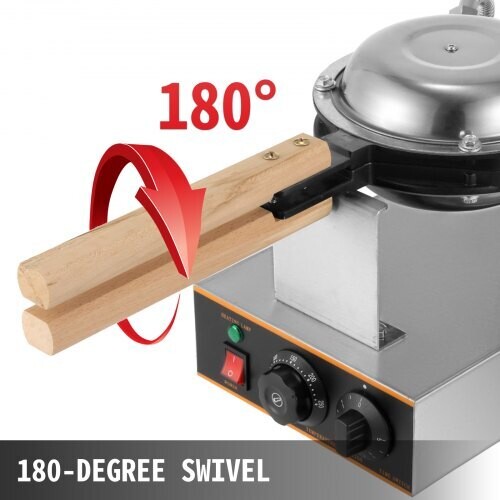 Commercial Electric Donut and Waffle Maker, Multi-Function Oven for Donuts, Eggs, and Bread, High-Power Cooking, Easy to Use and Clean, Perfect for Restaurants and Food Stalls.