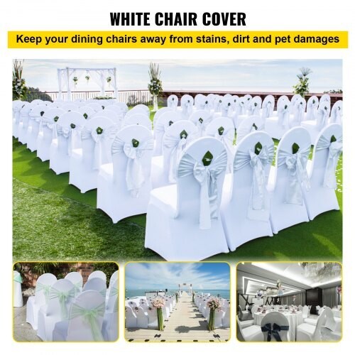 50-Piece Dining Chair Cover Set – Stretchable and Elegant Slipcovers for Weddings, Banquets, and Events