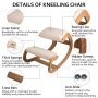 Ergonomic Kneeling Chair Wooden