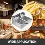 Commercial 20L Stainless Steel Deep Fryer, High-Capacity Electric Fryer for Restaurants and Food Service