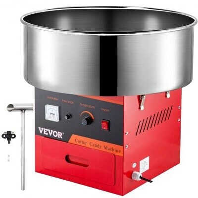 Cotton Candy Machine for Party and Carnival, Commercial Electric Cotton Candy Maker