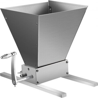 Grain Mill Home Brew Barley Grinder for Brewing, Malt Crushing, and Home Brewing Equipment