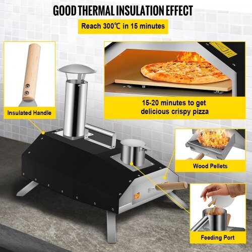 Portable Pizza Oven for Garden and Outdoor