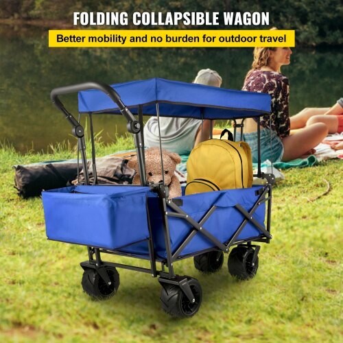 Collapsible Camping Folding Wagon Cart